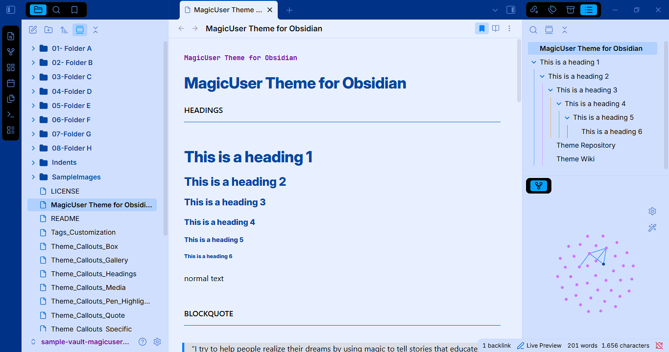 MagicUser Light Theme