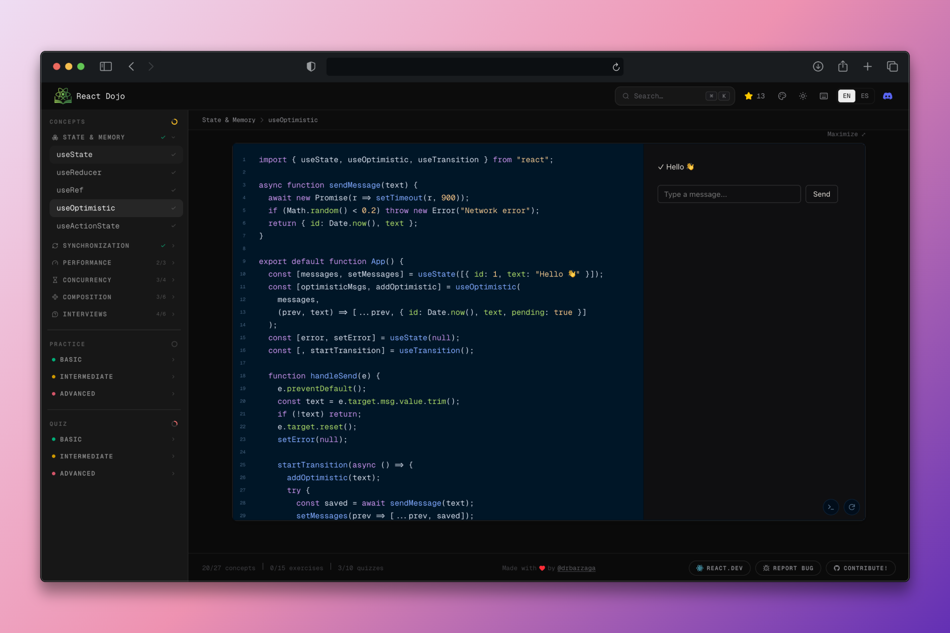React Dojo