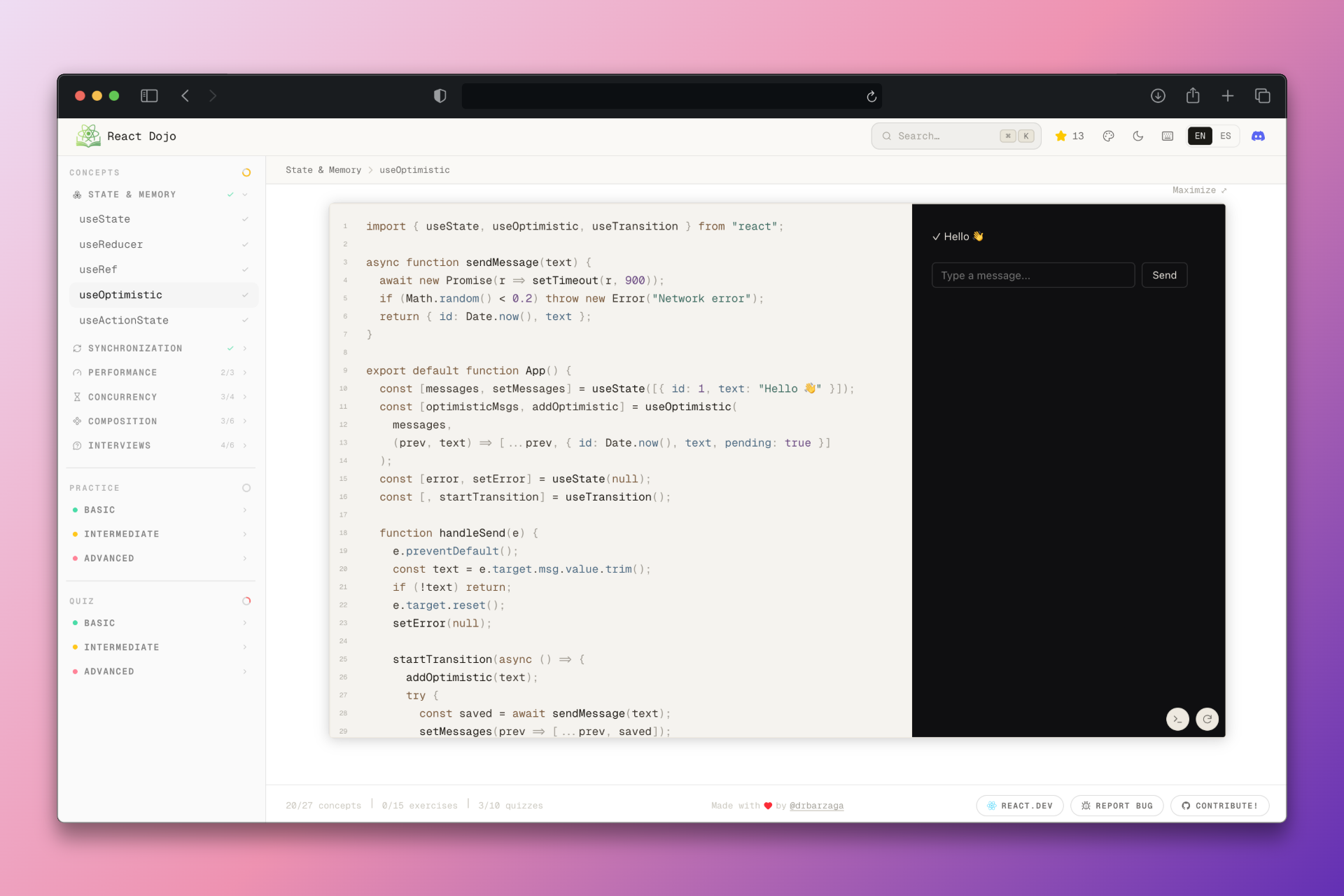 React Dojo