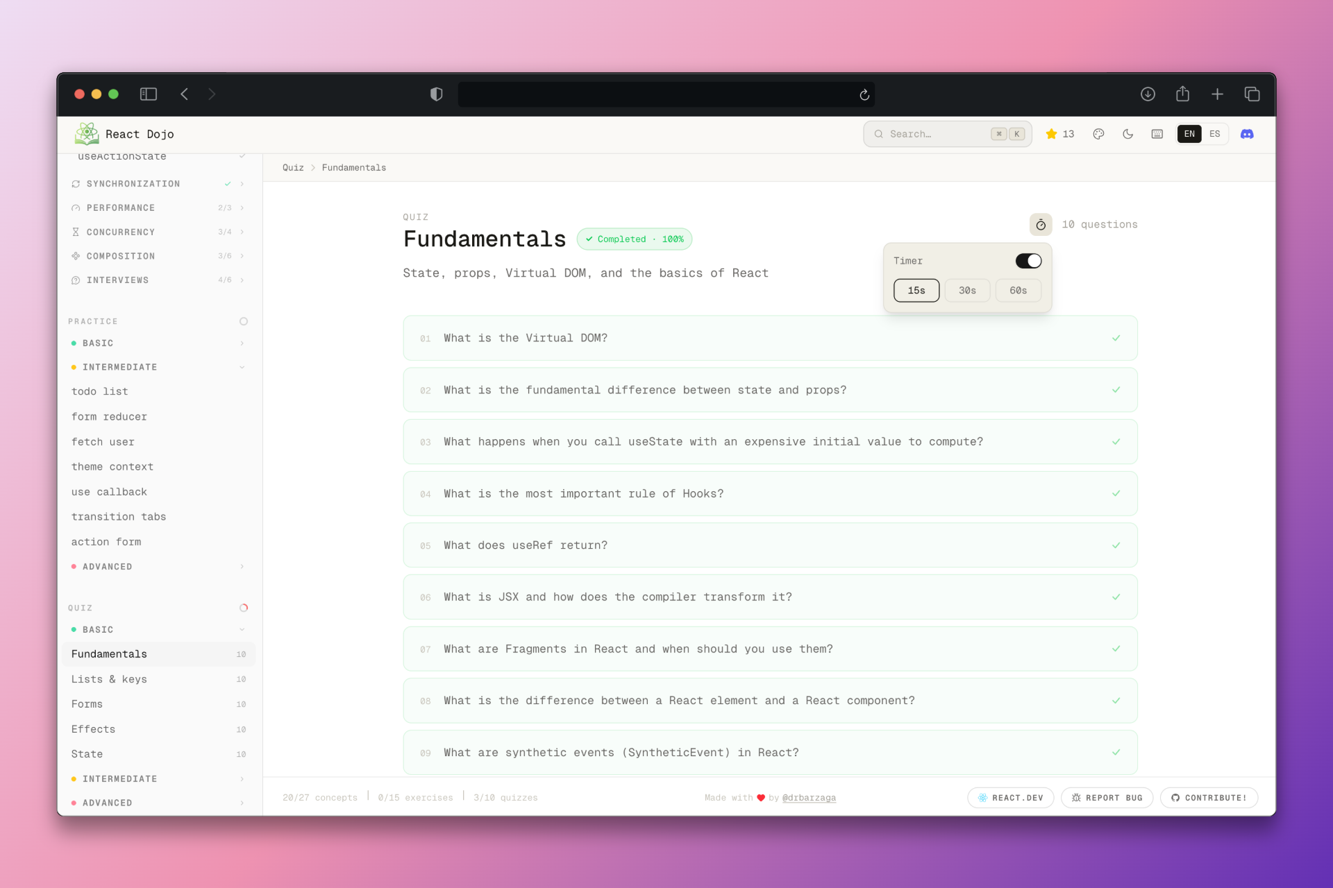 React Dojo