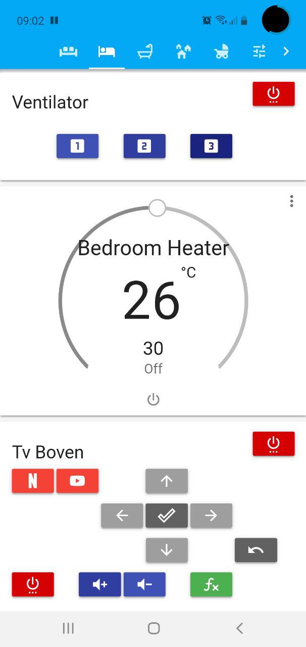 Tv and ventilator config