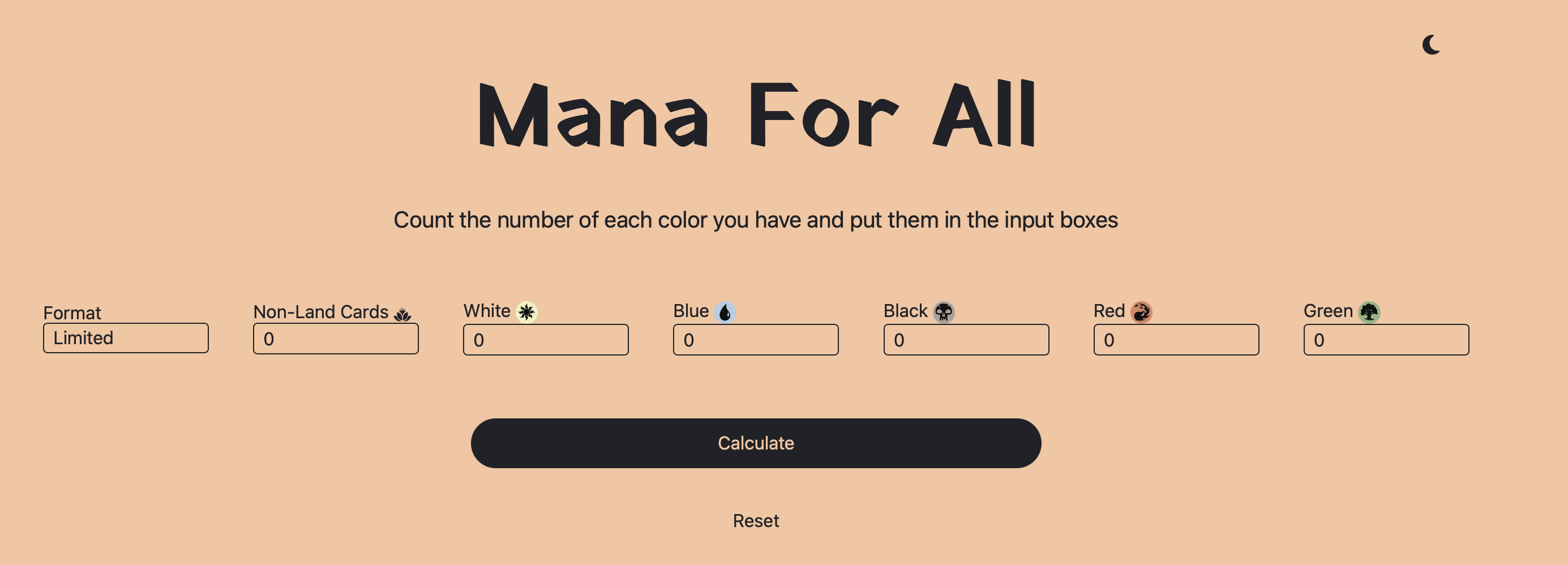 mana for all user interface