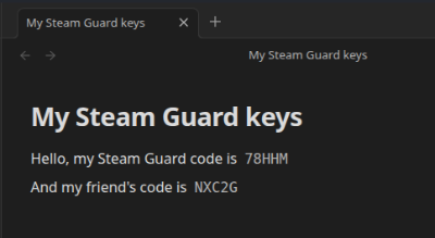 Revealed code demo