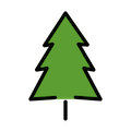 icon of pine tree