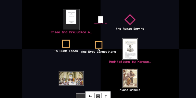 Organizing your workspace in Eternotes