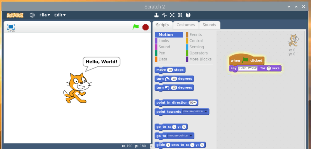 scratch2 screenshot