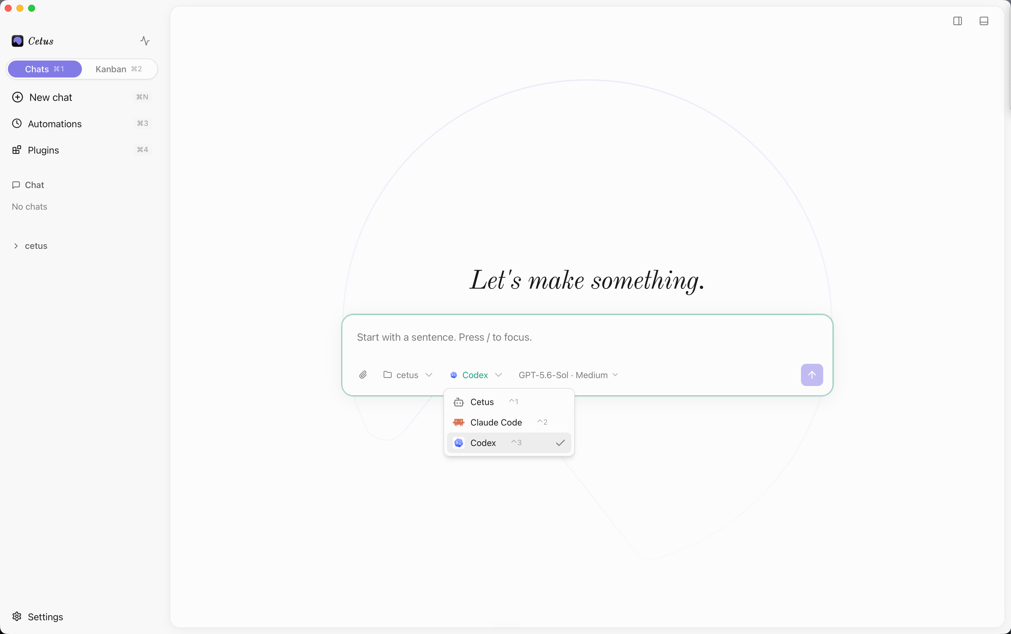 Cetus chat — What should we work on?