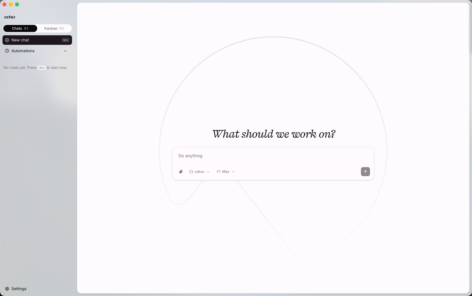 Cetus chat — What should we work on?