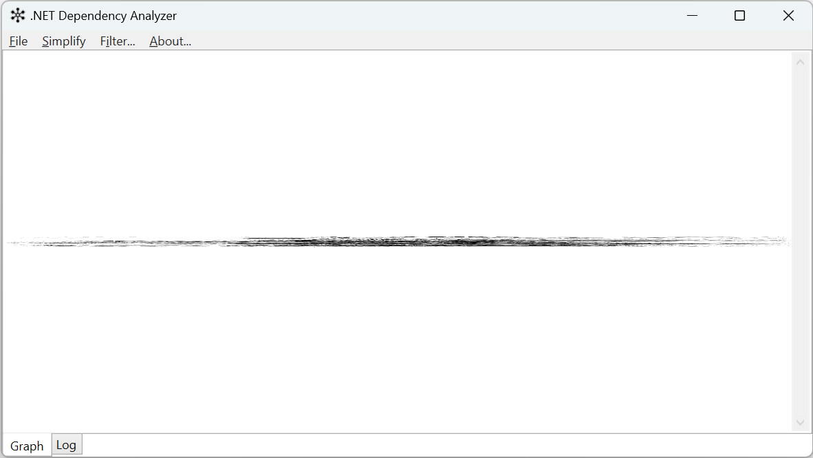 Example screenshot from .NET Assembly Dependency Analyser graph