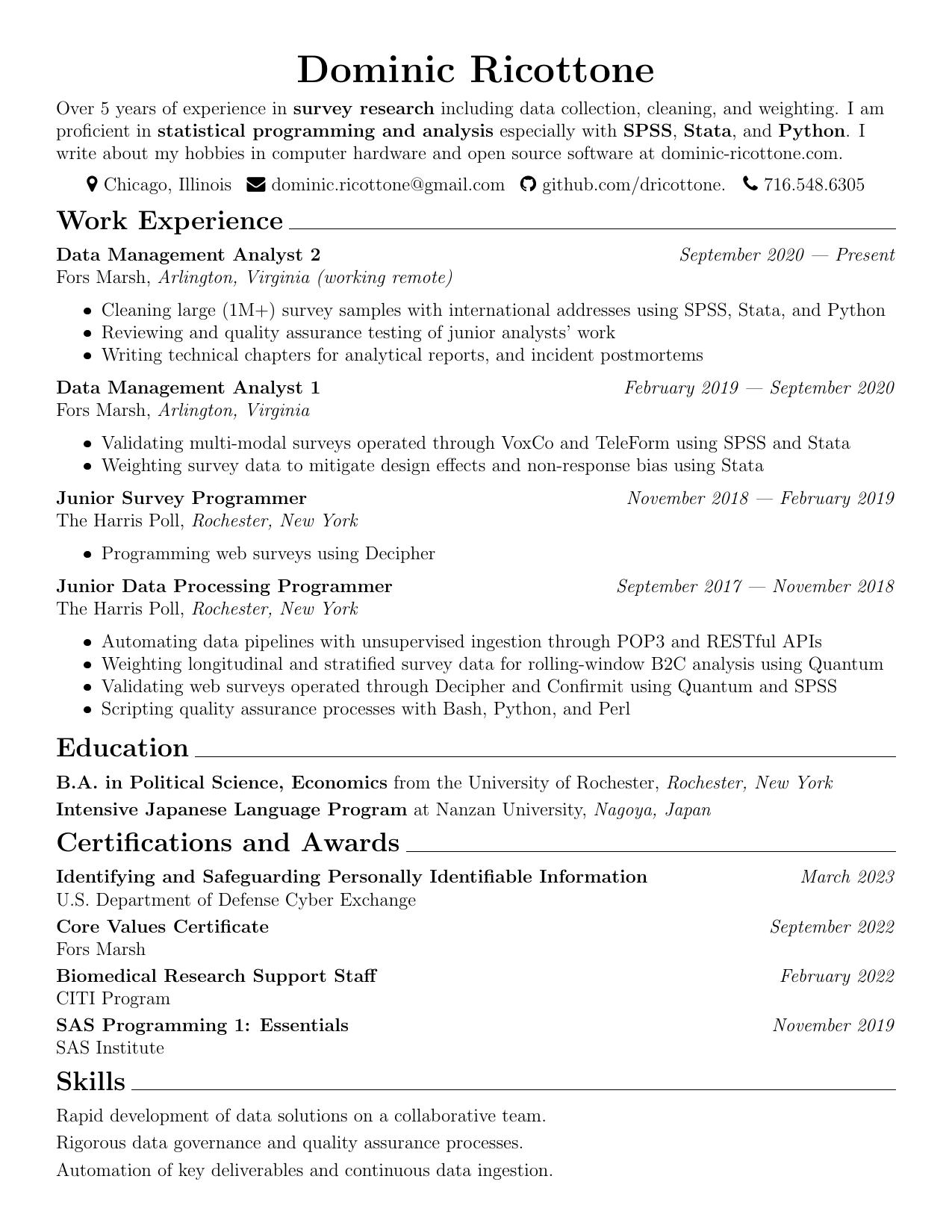 PDF resume