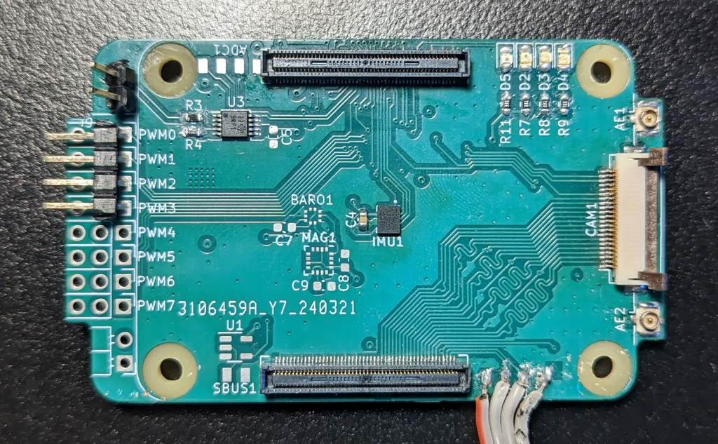 Raspberry Pi Compute Module 4 carrier board front photo