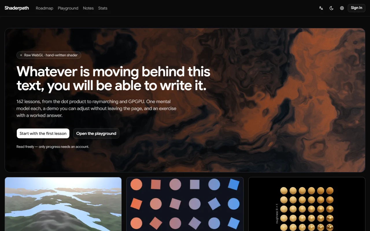Shaderpath home page