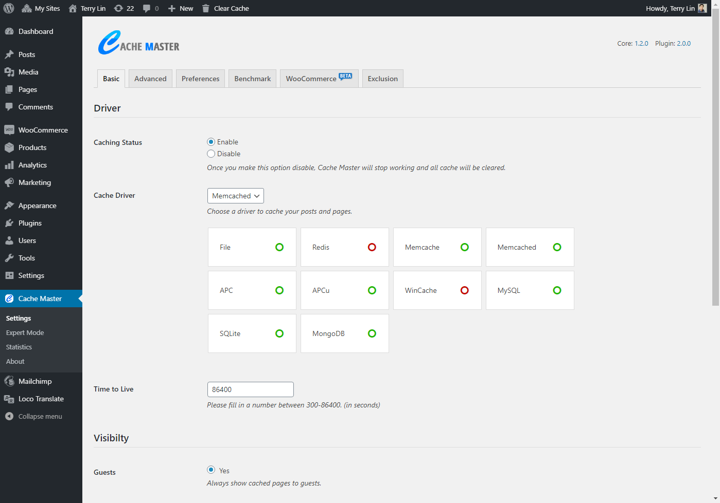 WordPress Cache Plugin