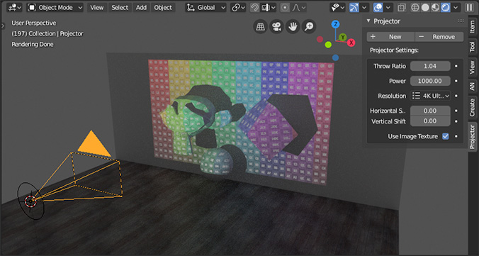 Projector Add-on for Blender title image