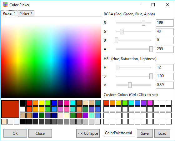 color picker html from image