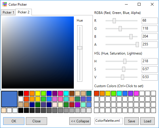 wpf colorconverter name