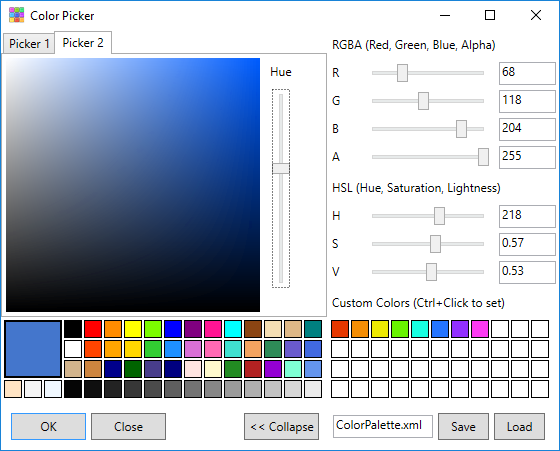 asp.net colorpicker