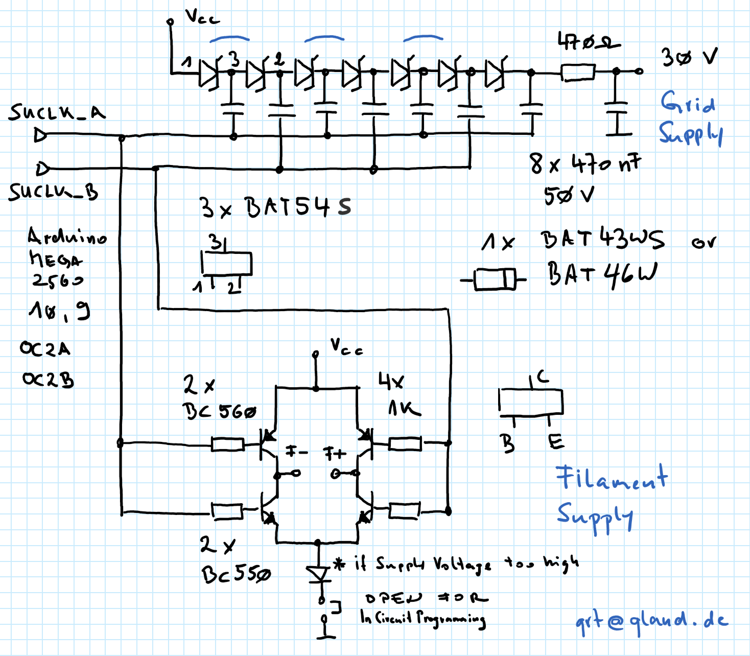 clocked supply schematics