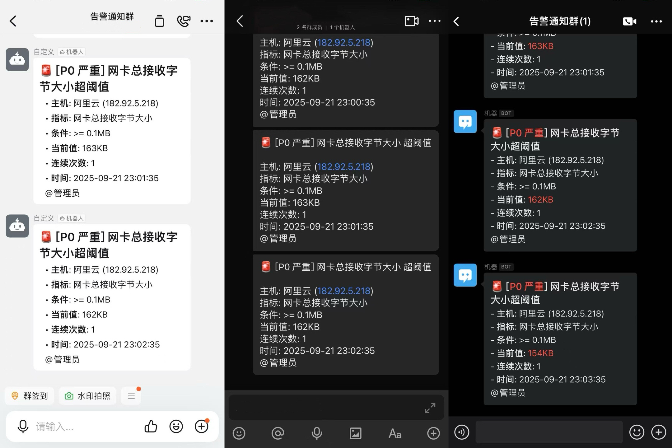 告警通知 告警通知