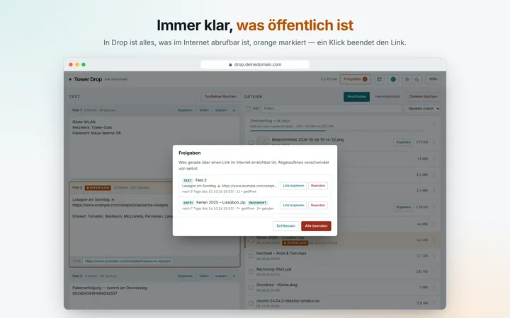 Was öffentlich ist