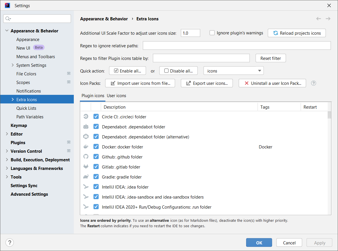 Config Panel Screenshot