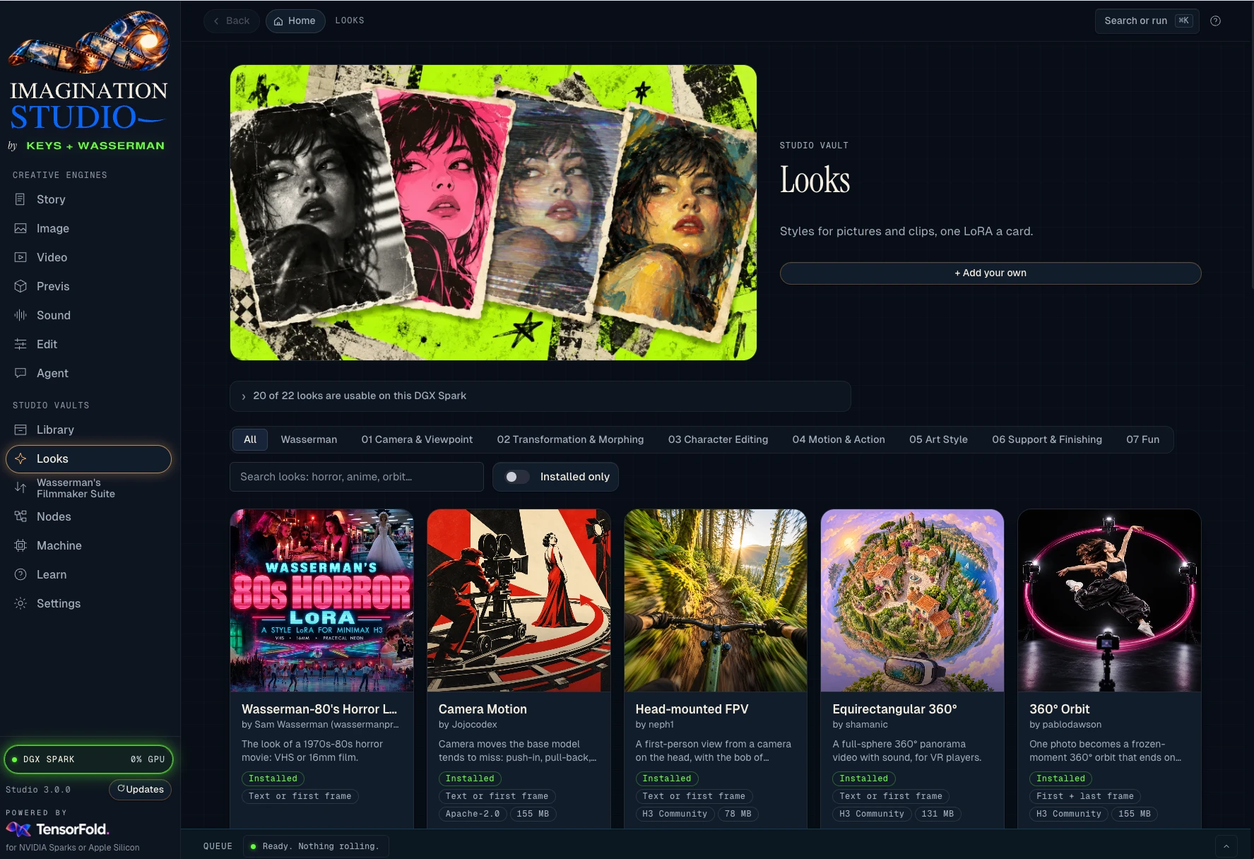 Looks: the LoRA hub as a style library