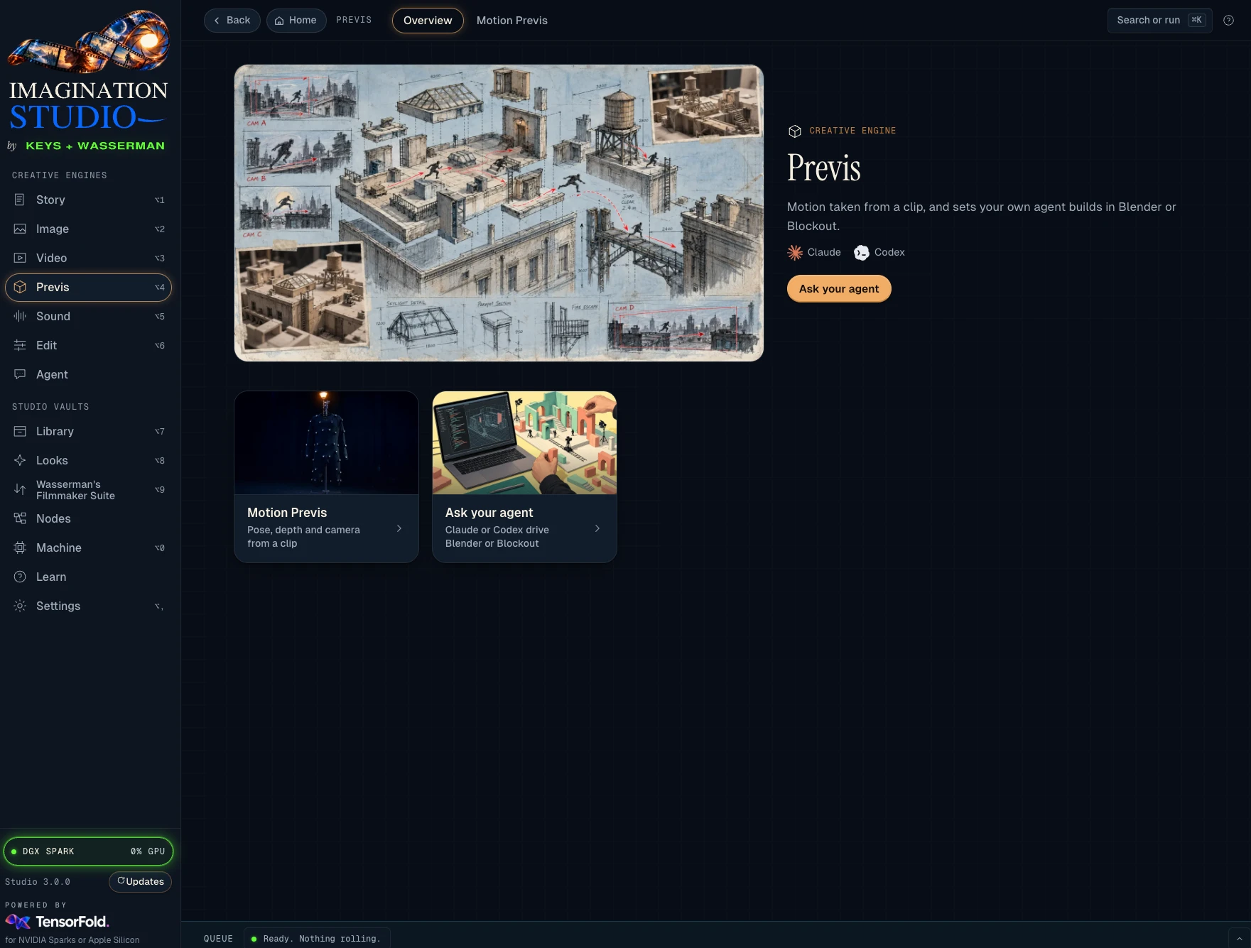 Previs: Motion Previs and your agent