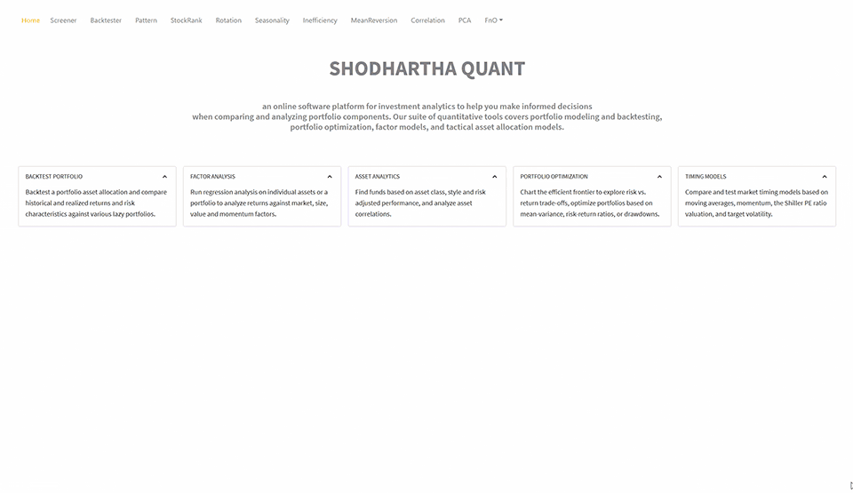 MultiFactors Screener