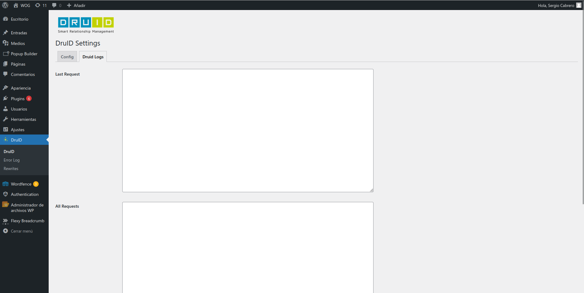 Logs del Plugin
