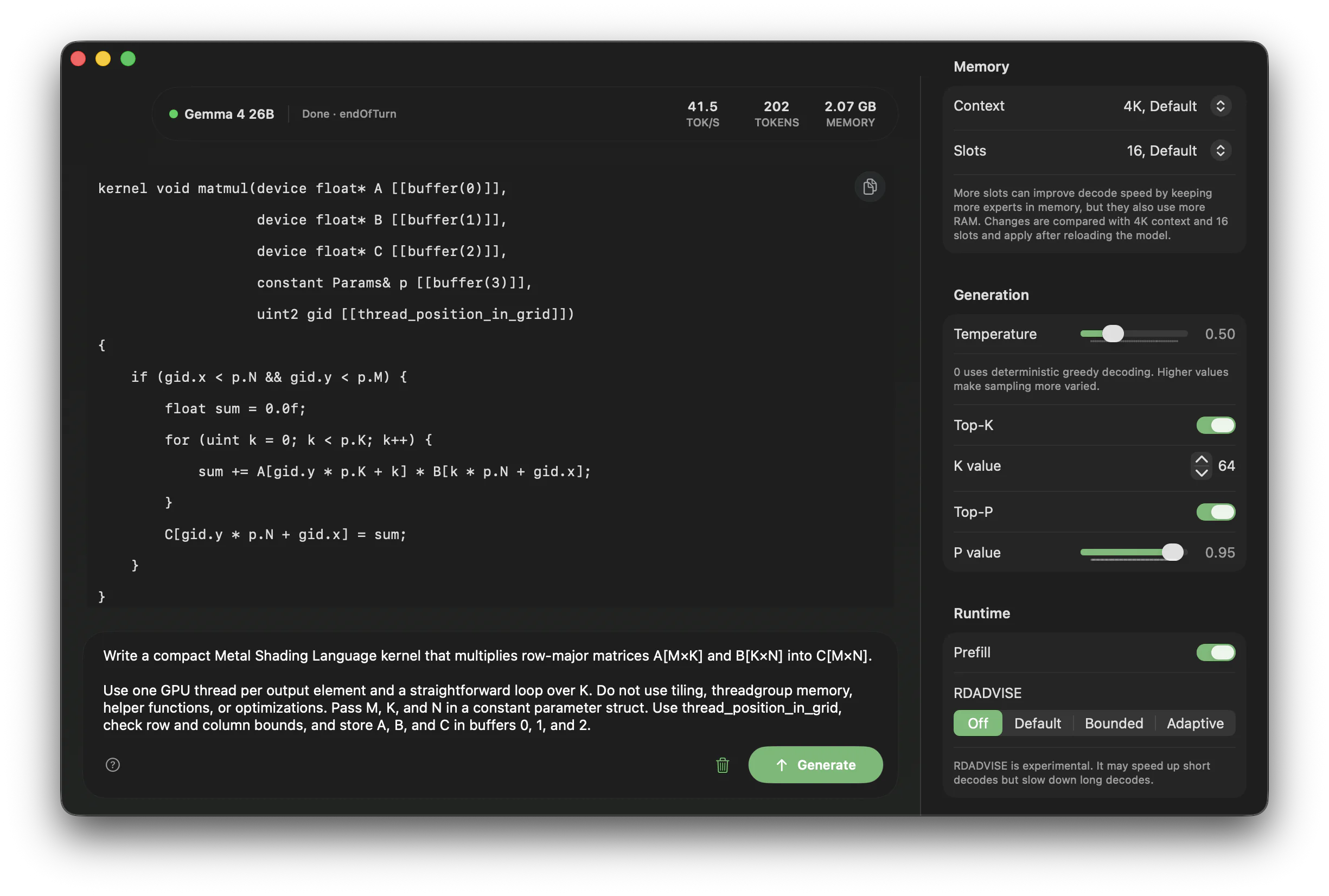 TurboFieldfare runs 26B Gemma 4 on 2GB Macs