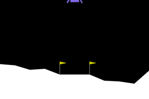 The trained pilot landing on the pad