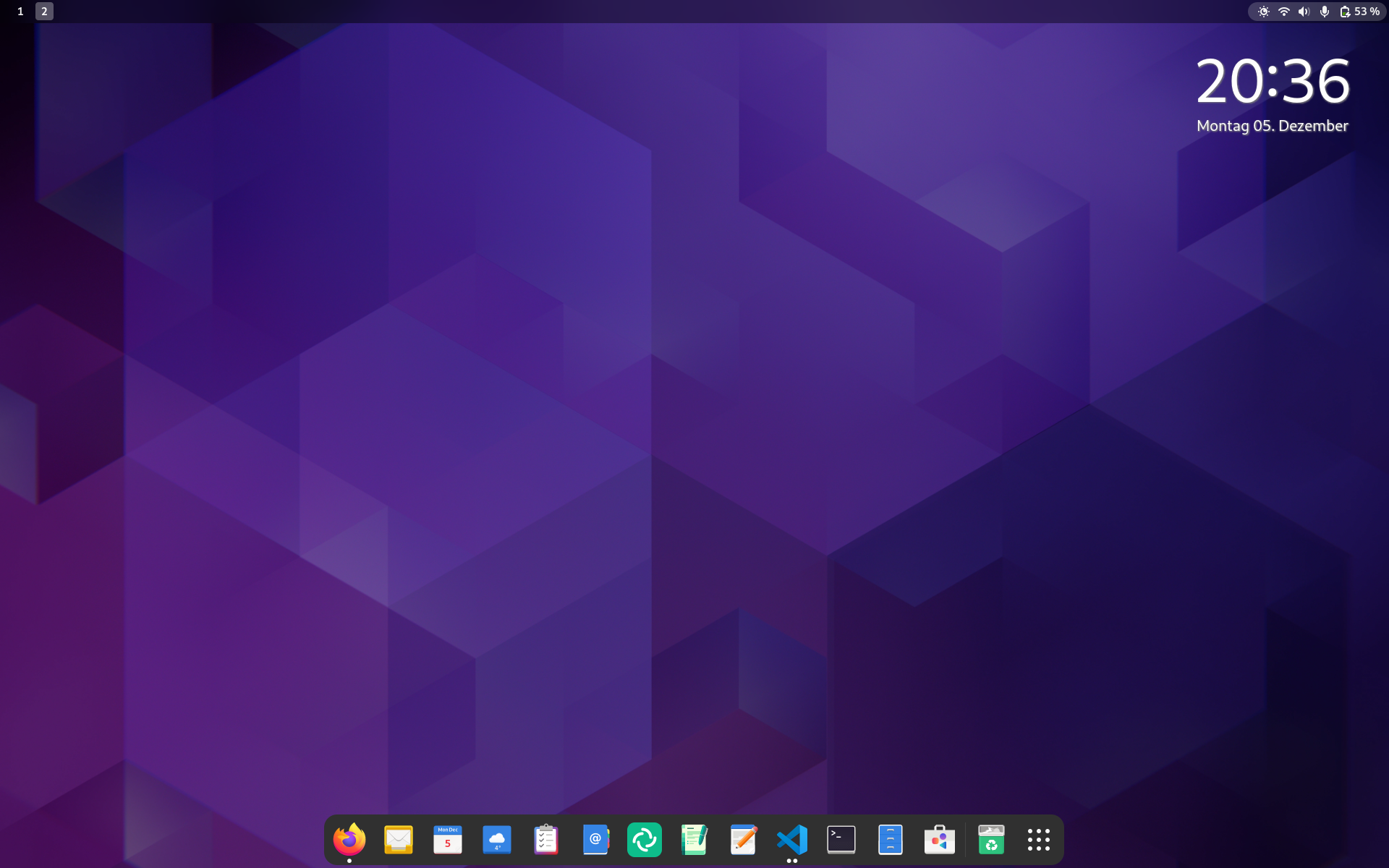 Screenshot Fedora