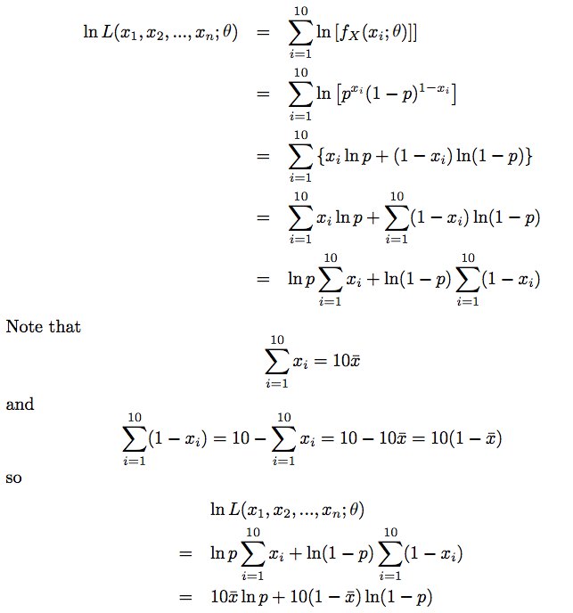 Bernoulli estimation 2