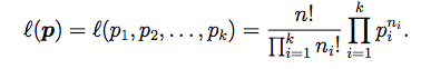 multinomial estimation 2