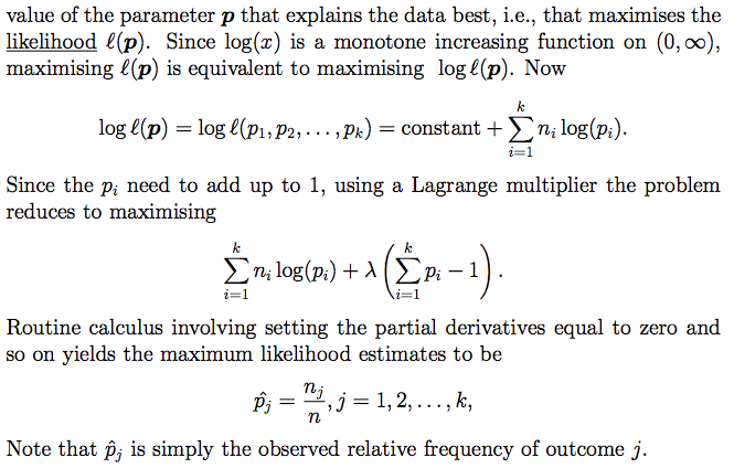 multinomial estimation 3