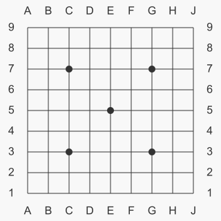 Empty 9x9 goban (light theme)