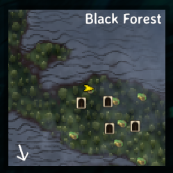Pins on the minimap