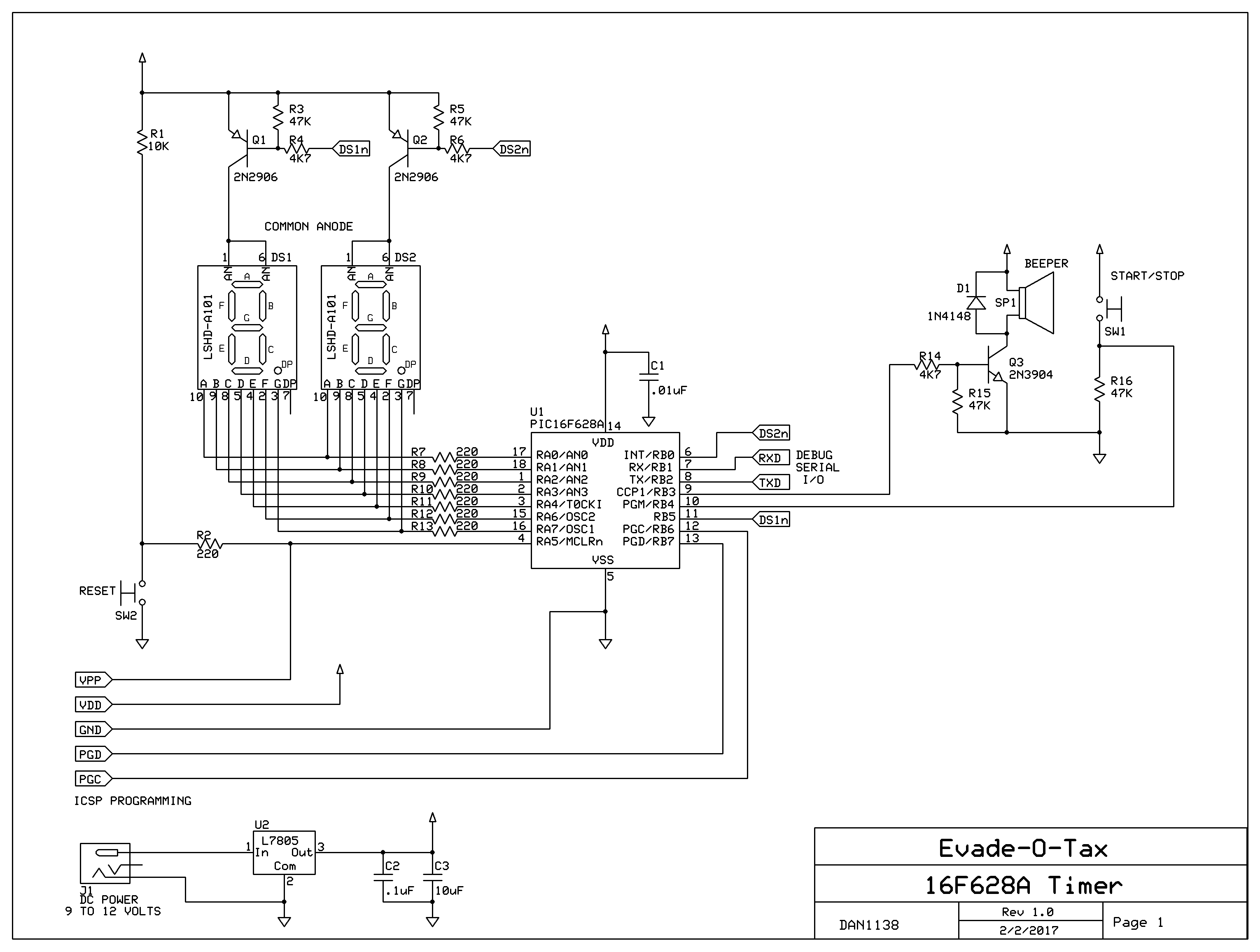 Ms 16f21 схема