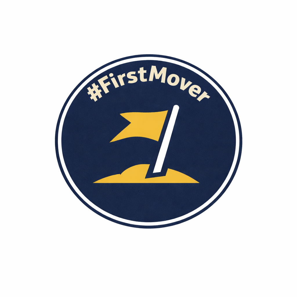#FirstMover Open Badge Seal