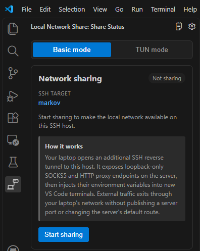 Basic mode idle