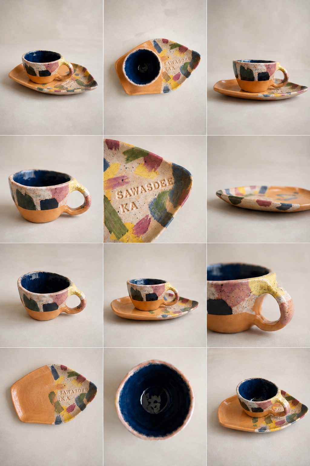 Tazzine in ceramica artigianale