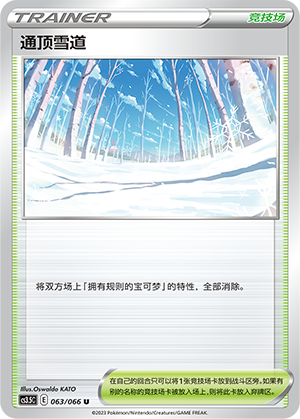通顶雪道