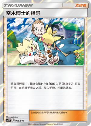 空木博士的指导