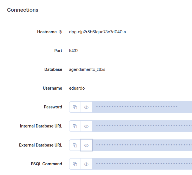 Postgres no Render