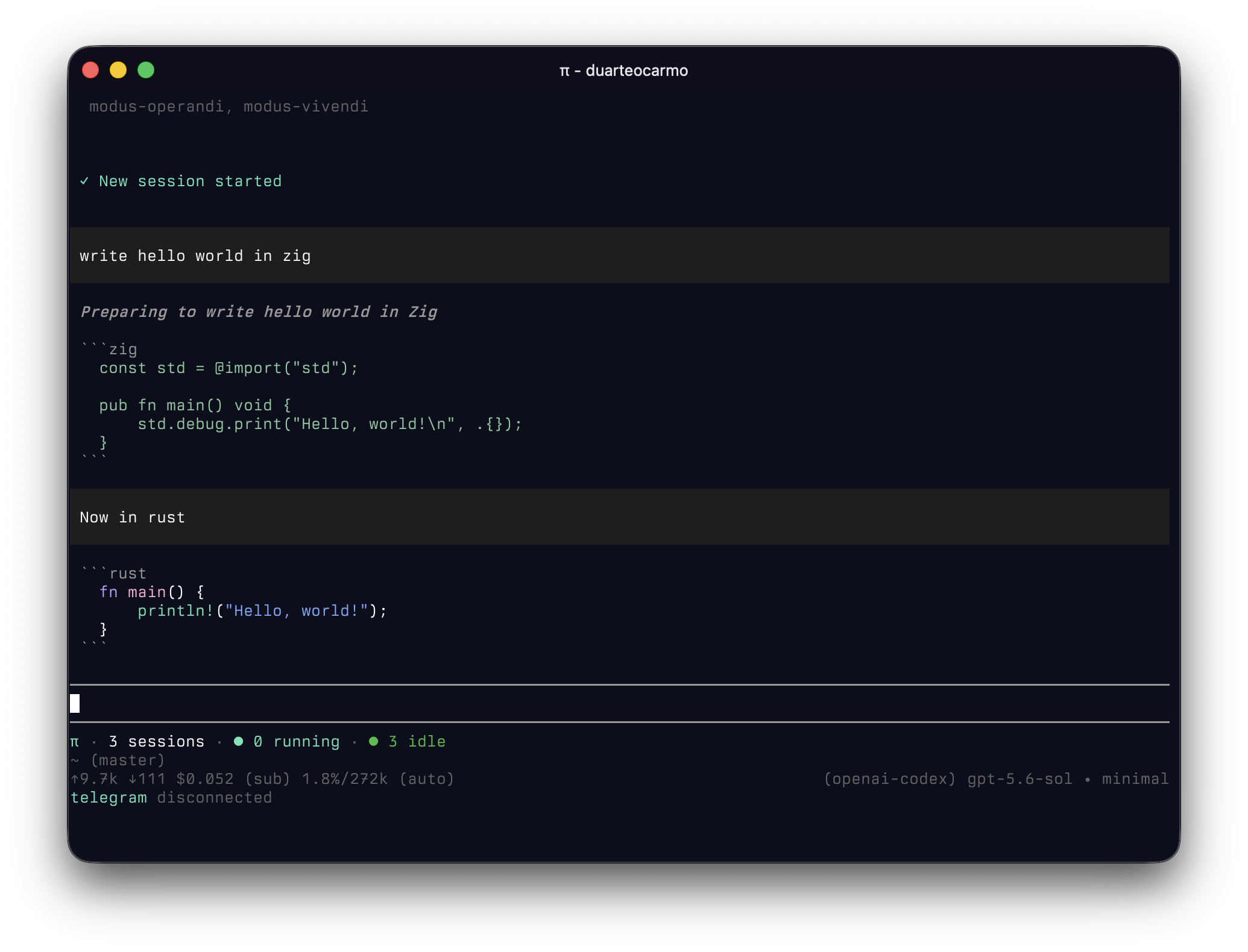 @duarteocarmo/pi-modus-themes screenshot 1
