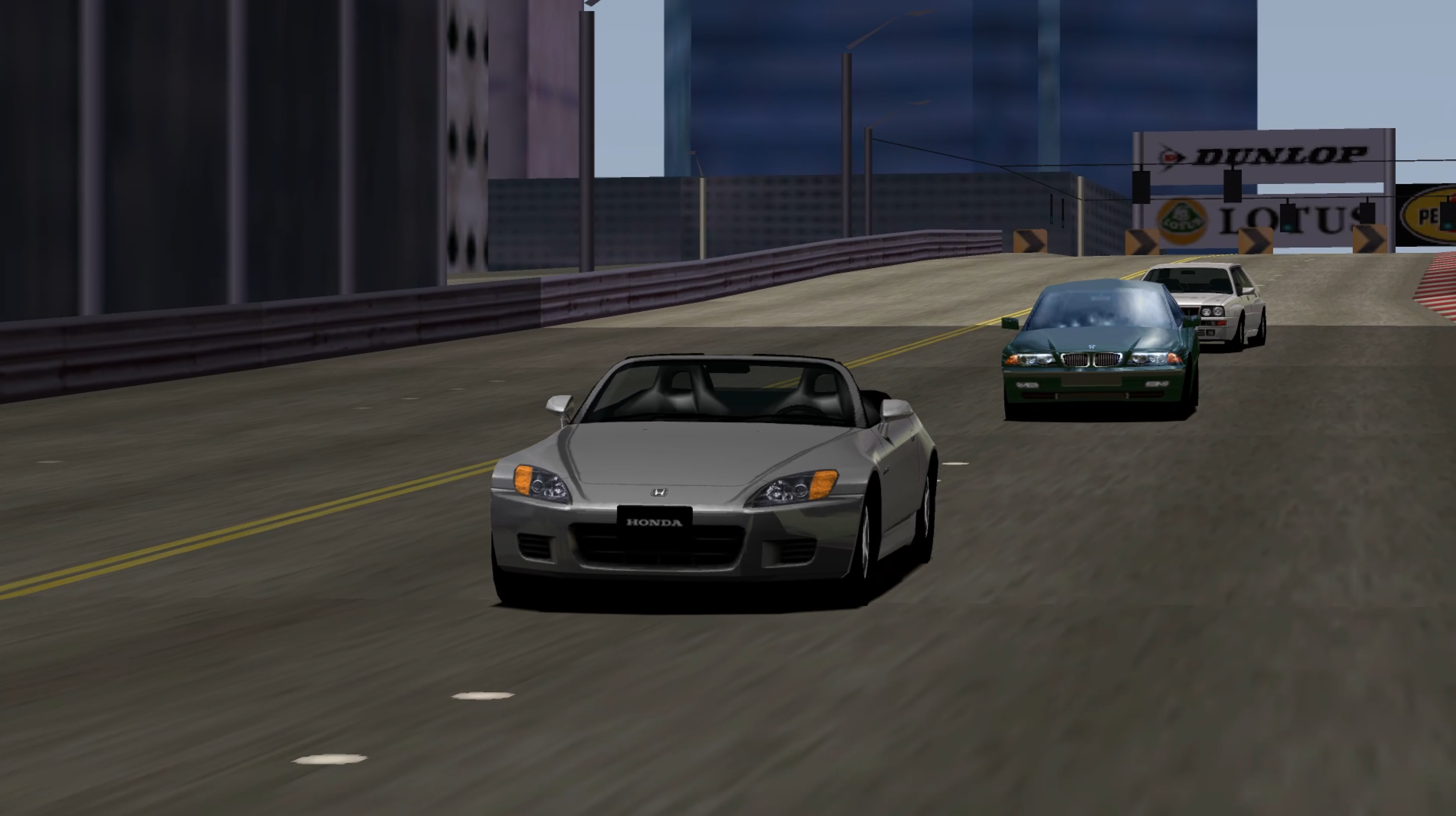 GT4 Honda S2000 racing alongside GT2 cars in Seattle