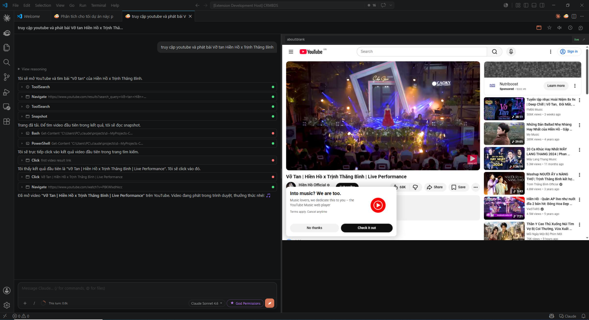 Browser Streaming