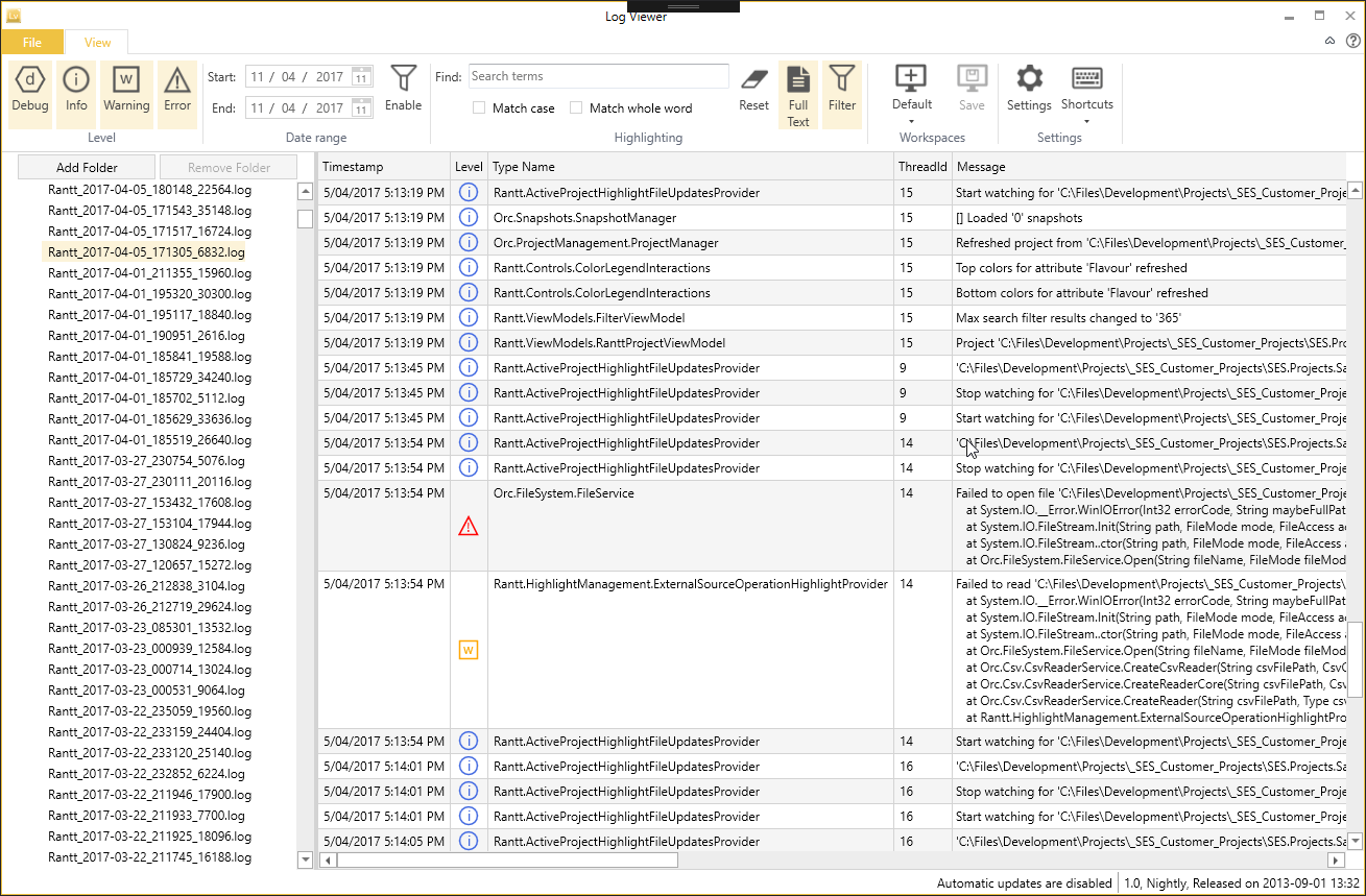 Log Viewer