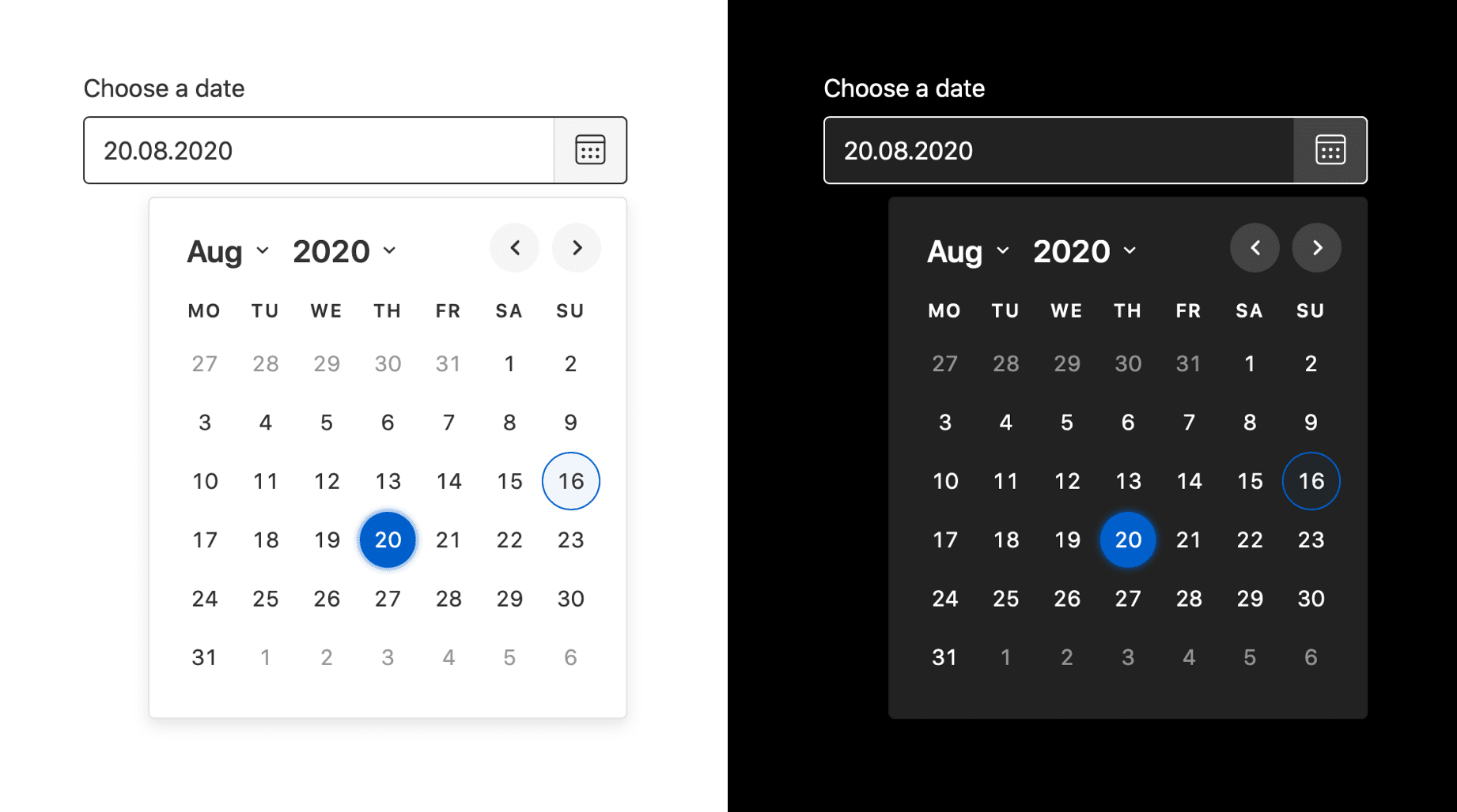 Duet Date Picker