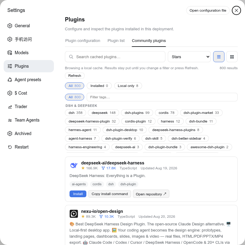 Community plugins redirect
